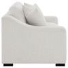 Ashlyn Upholstered Sloped Arms Loveseat White