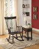 Arlo Black Rocking Chair