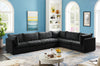 Jacob Black Velvet Modular Sectional