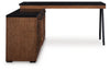 Kallari Credenza with Desk Return
