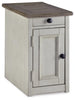 Bolanburg Chairside End Table with USB Ports & Outlets