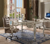 Versailles Bone White Computer Desk & Hutch