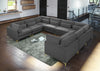Julia Grey Velvet Modular Sectional (8 Boxes)