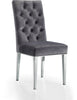 Juno Grey Velvet Dining Chair
