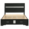 Miranda Panel Platform Storage Bed