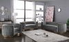 Julian Grey Velvet Loveseat