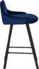 Viviene Navy Velvet Stool