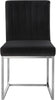 Giselle Black Velvet Dining Chair