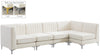 Alina Cream Velvet Modular Sectional