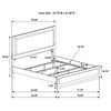Caraway Panel Bed with LED Lighting