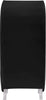 Crescent Black Velvet Accent Chair