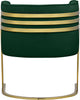 Rays Green Velvet Accent Chair
