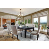 Sania 7 Pc Dining Table Set Antique Black