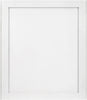 Modernist White Gloss Mirror