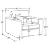 Amador Track Arm Sofa Set