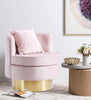 Kendra Pink Velvet Accent Chair