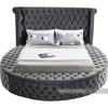 Luxus Grey Velvet King Bed (3 Boxes)