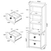 Westpark Bookcase Set