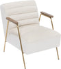 Woodford Cream Velvet Accent Chair