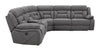 Higgins 4-piece Upholstered Power Sectional Grey image