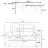 Nova Reclining Loveseat