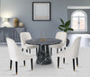 Omni Black Faux Marble Dining Table
