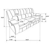 Camila Reclining Sofa Set
