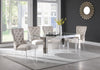 Casper Rich Chrome Dining Table