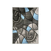Sivas Area Rug Black & Blue