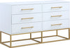 Maxine White / Gold Dresser