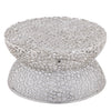 T3704-35 COFFEE TABLE SILVER