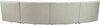 Infinity Cream Velvet 4pc. Modular Sectional