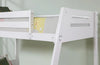 Emilee Twin/Full Bunk Bed White, Grey, Espresso, & Black