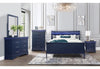Charlie Bed with LED, Dresser, Mirror, Nightstand