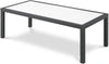 Nizuc White manufactured wood Outdoor Patio Aluminum Coffee Table