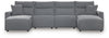 Modmax II Reclining Sectional with Double Chaise