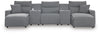 Modmax II Power Reclining Sectional with Chaise and Consoles