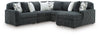 Midnight-Madness Sectional with Chaise