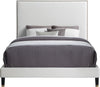 Harlie Cream Velvet King Bed
