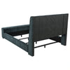 Preston Wingback Bed with Flame Visualizer and Bluetooth Speaker