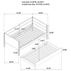 Calinda Daybed with Trundle