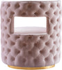 Theo Pink Velvet Accent Chair