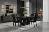 D03 Dining Table + D03DC Black