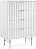 Modernist White Gloss Chest