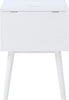 Teddy White Night Stand
