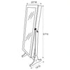 Tutuola Jewelry Cheval Mirror
