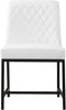 Bryce White Faux Leather Dining Chair