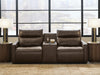 ModZ Power Reclining Sectional Loveseat with Audio Console