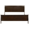 Louis Philippe Sleigh Panel Bed