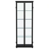 Aero Curio Cabinet with LED Lighting